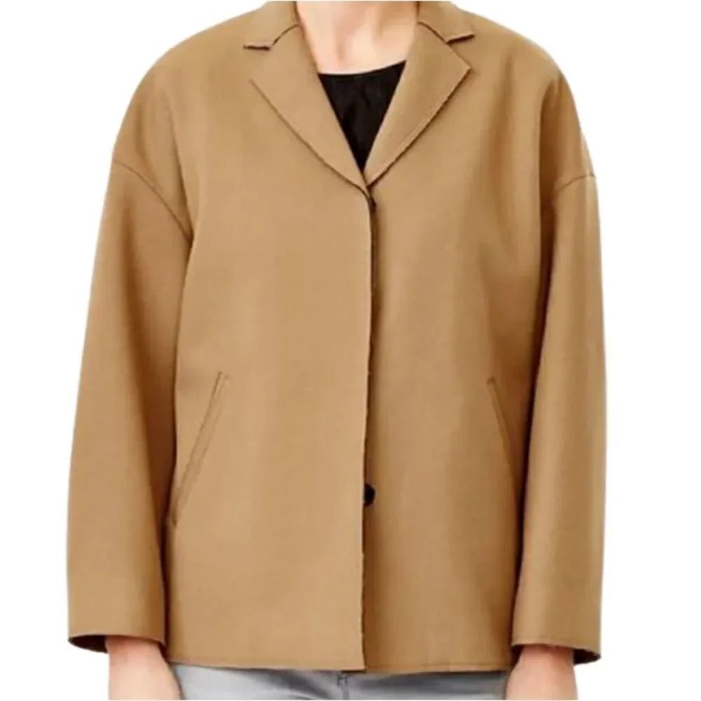 GAP drop shoulder wool blend jacket - Picture 3 of 15